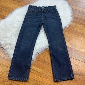 Nautica Boys Dark Denim Straight Leg Jeans